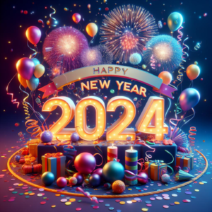 3D Happy New Year Full HD Video