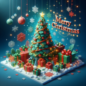 3D Merry Christmas Video Full HD